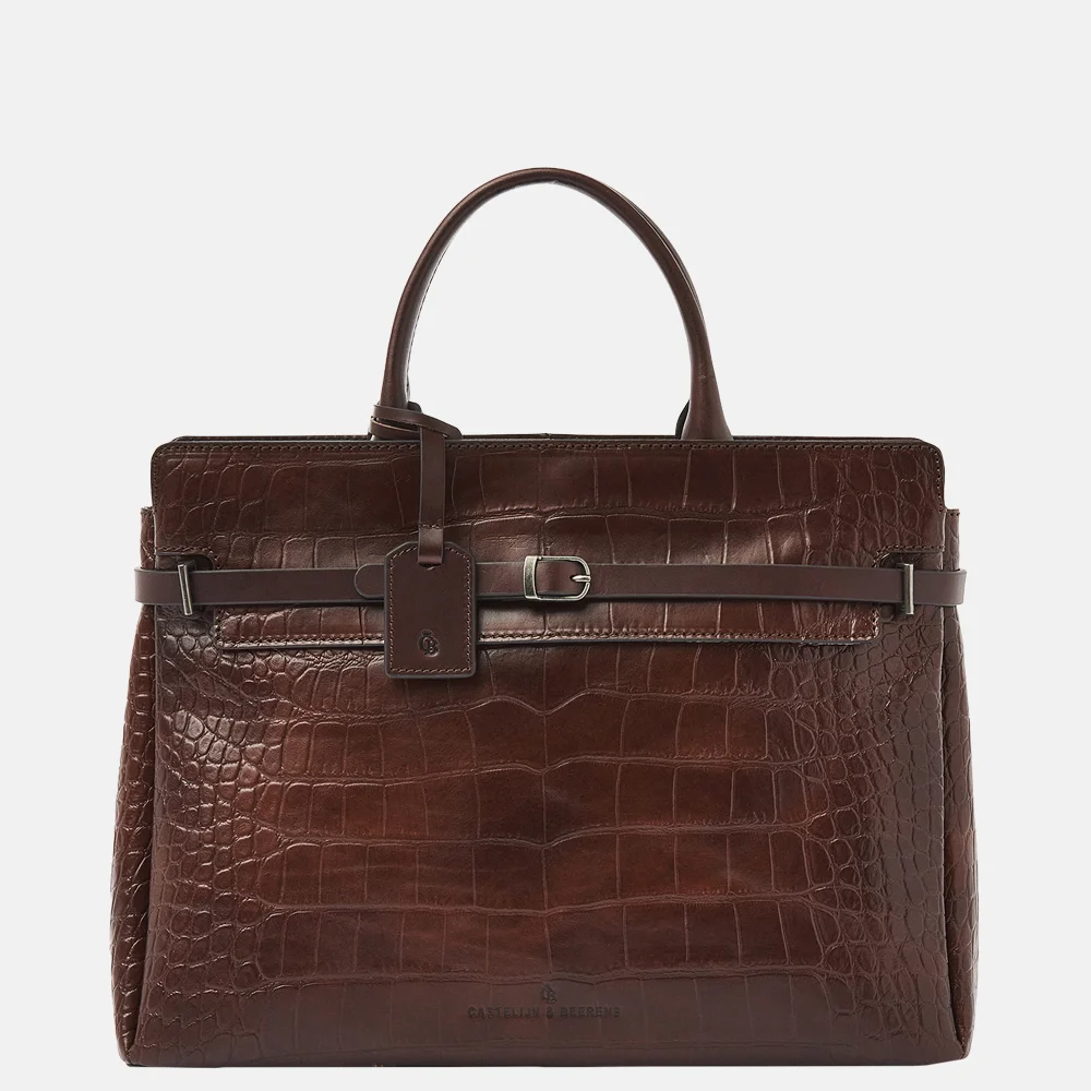 Castelijn & Beerens Rien laptoptas bruin